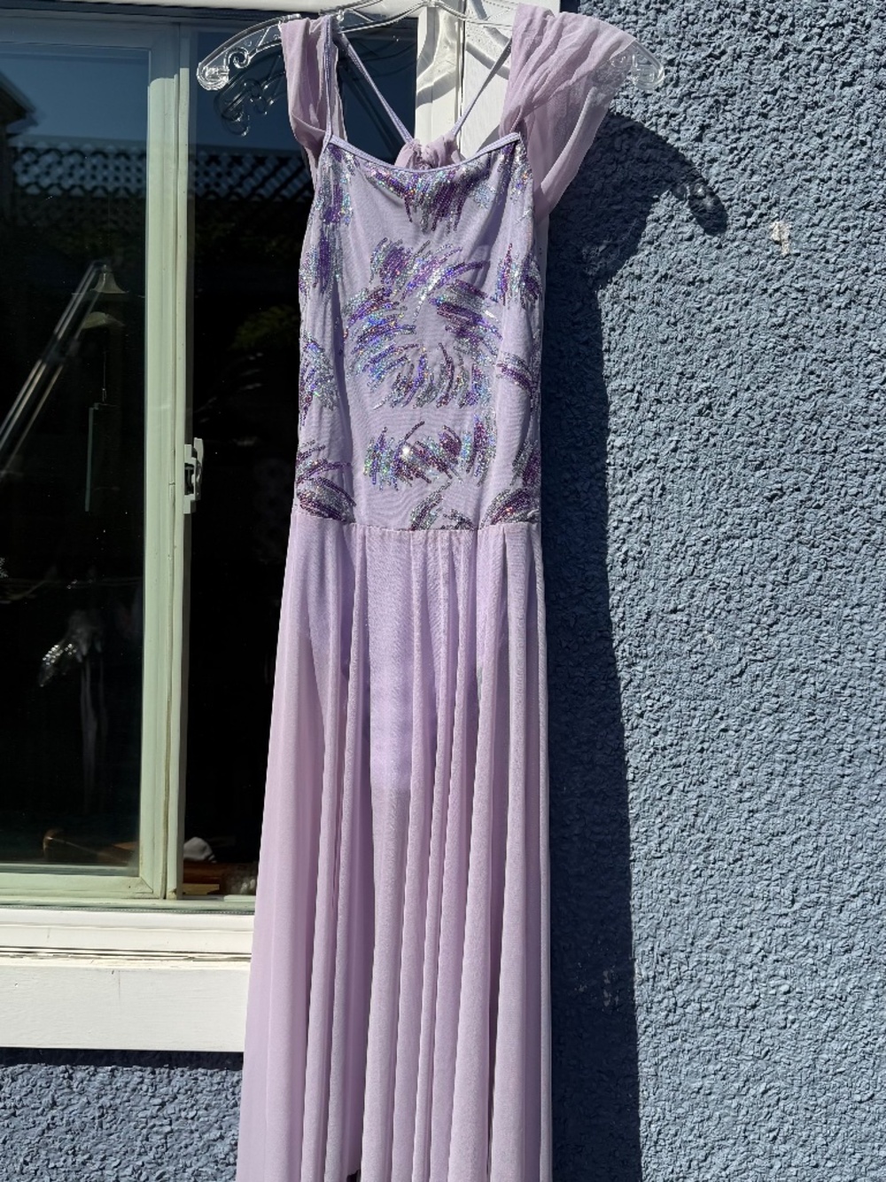 Stage Boutique Adult Large Lyrical costume Shades of purple with embellishments